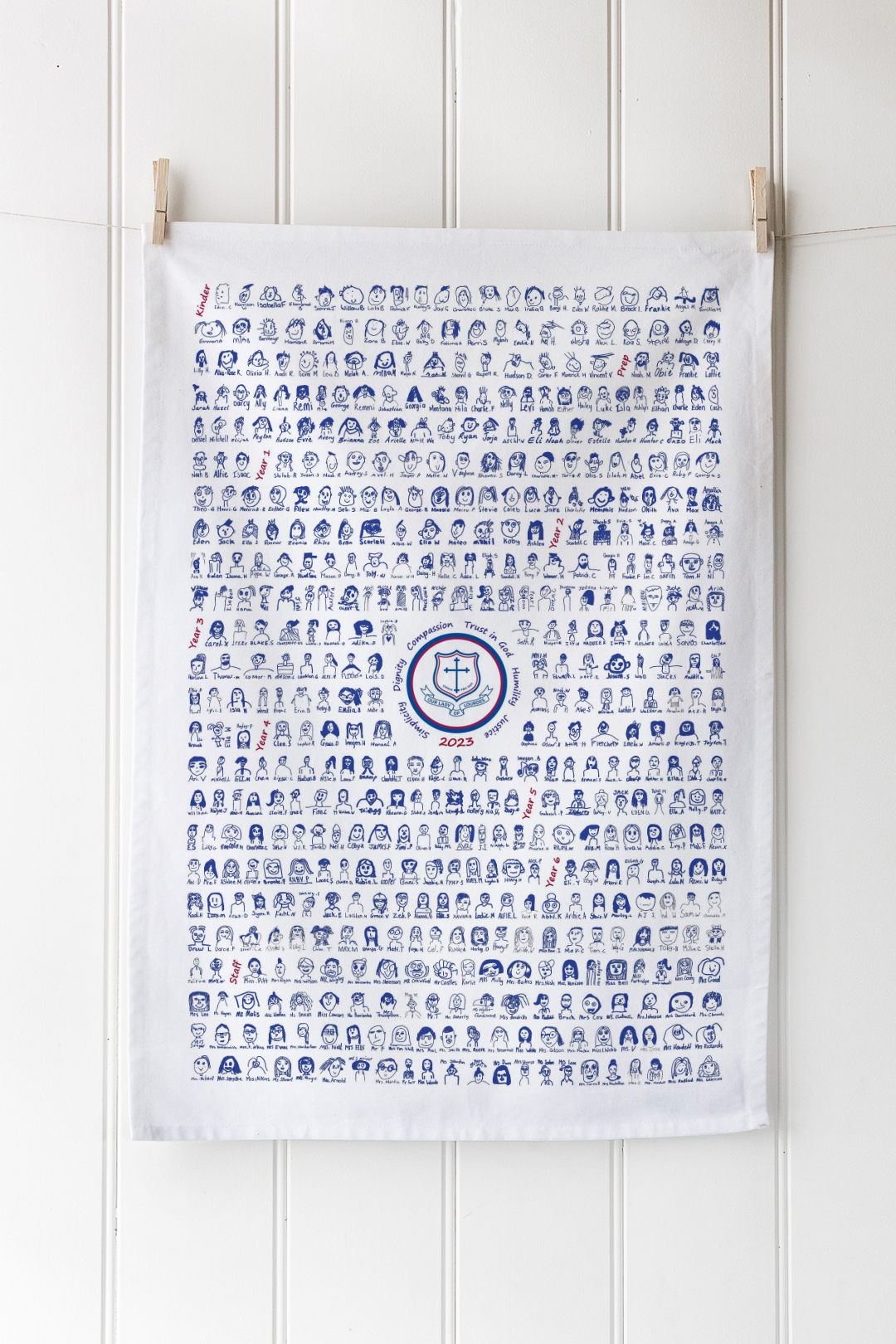 OLOL K-6 2023 Tea Towel