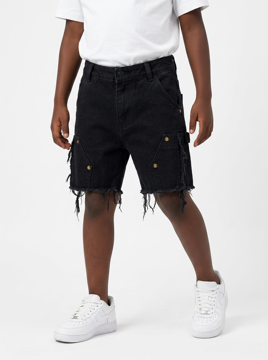 Mouthy Cutted Shorts view 2