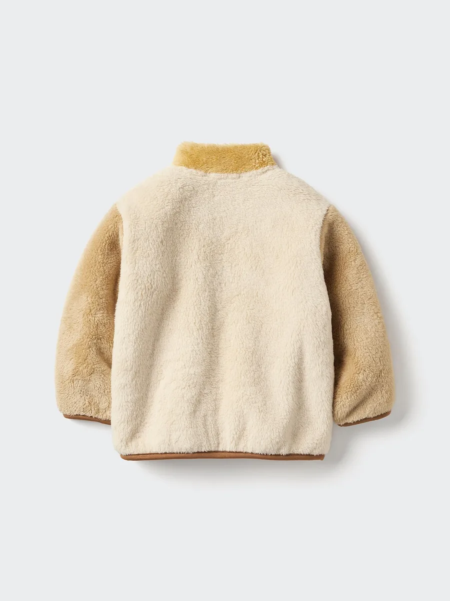 UNIQLO Baby Хөвсгөр флис цахилгаантай хүрэм — 5-с 3-р зураг