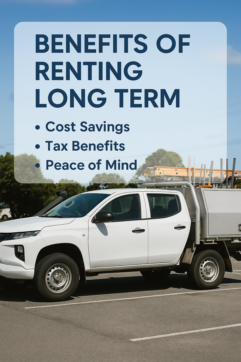 Affordable Long-Term Car and Ute Rentals for Tradies in South Eastern Melbourne