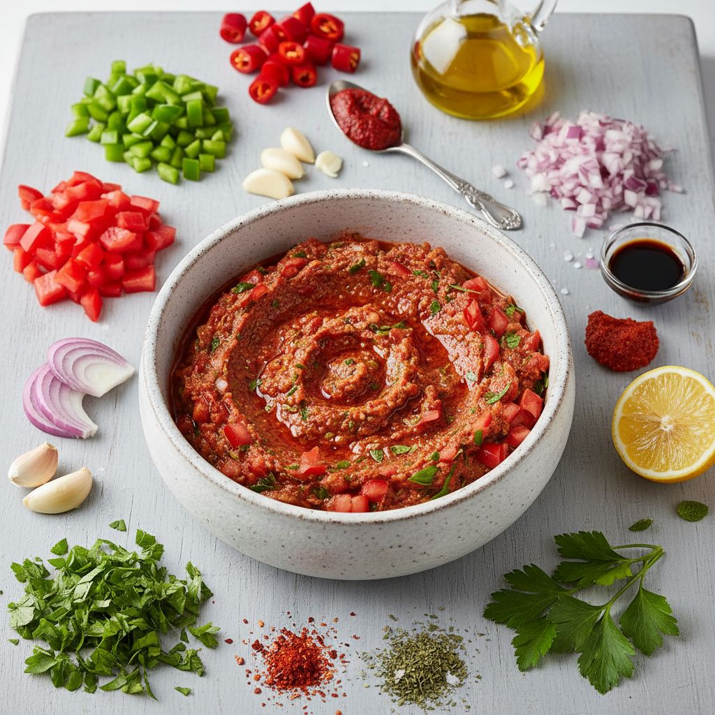 Acılı Ezme — recipe cover