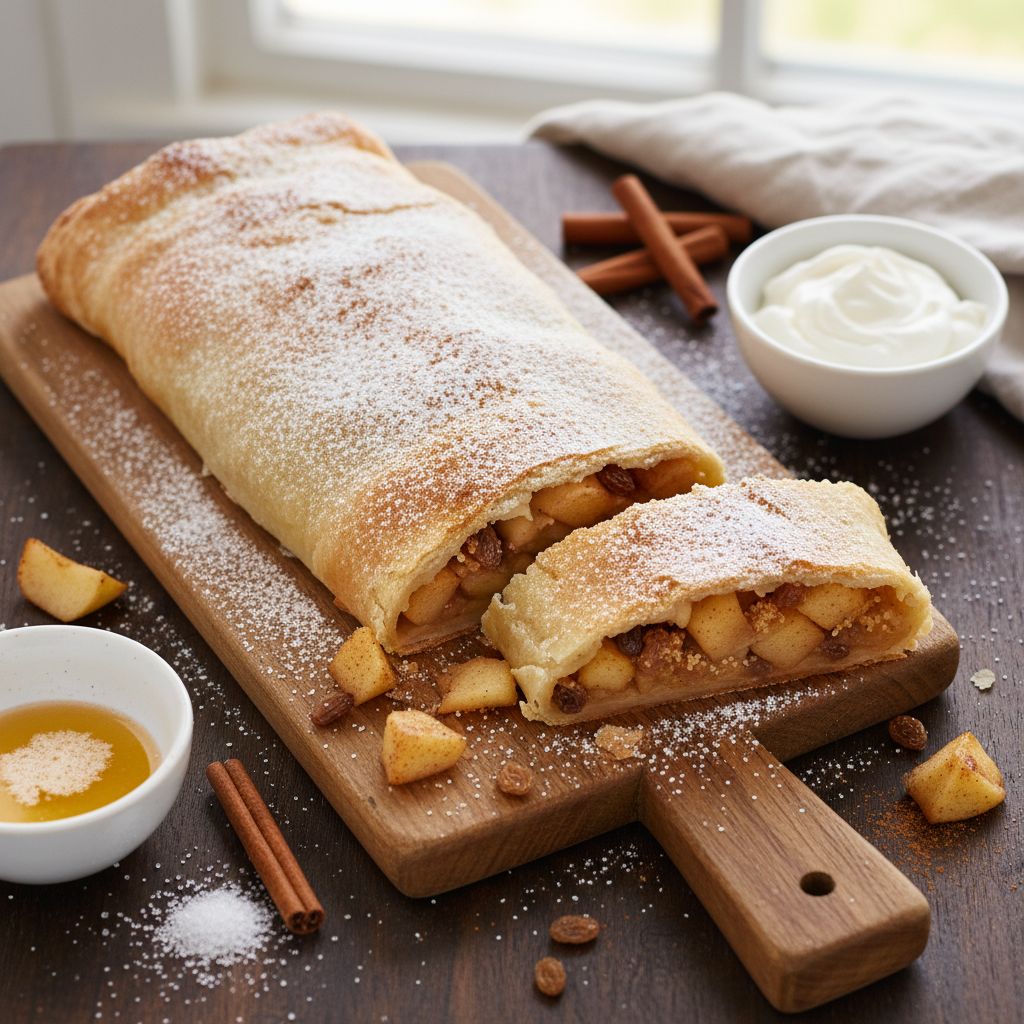 Apple Strudel (Apfelstrudel) — recipe cover