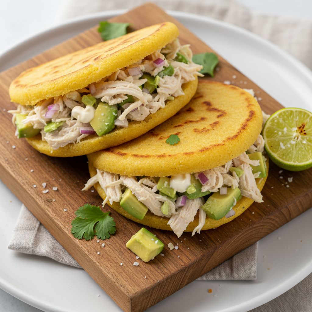 Arepas Rellenas (Stuffed Arepas) — recipe cover