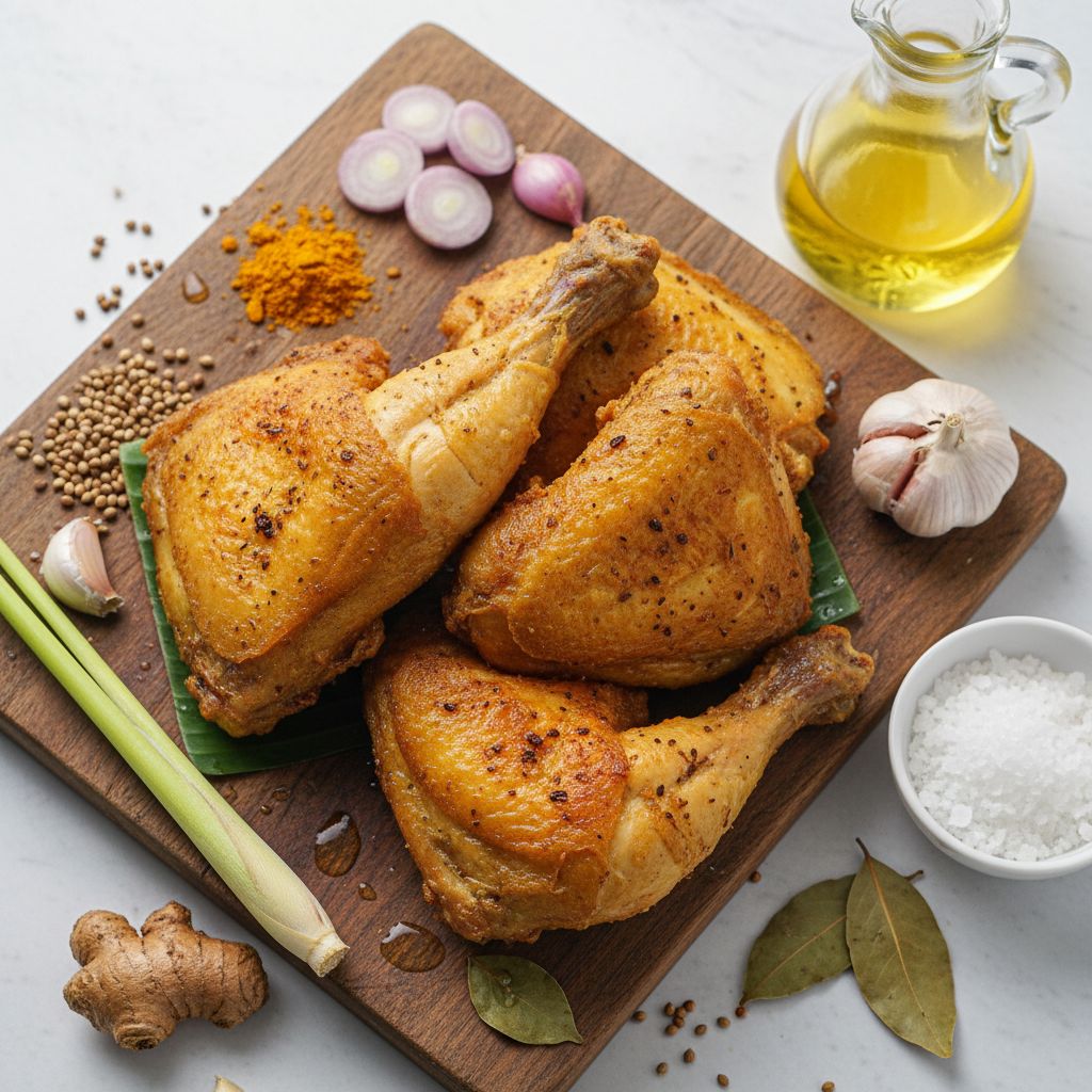 Ayam Goreng (Indonesian Fried Chicken) — recipe cover