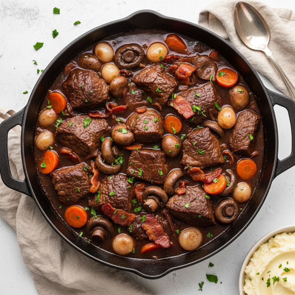 Bœuf Bourguignon — recipe cover