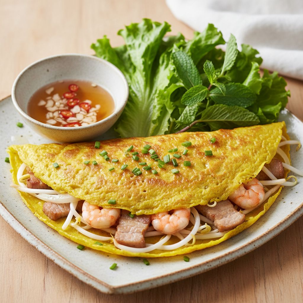 Bánh Xèo (Vietnamese Sizzling Crepes) — recipe cover