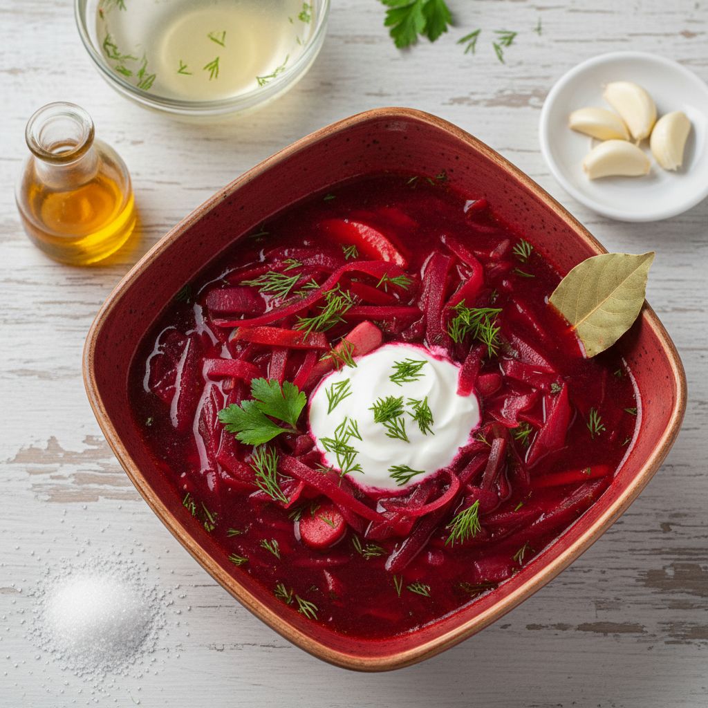 Red Borscht (Barszcz Czerwony) — recipe cover