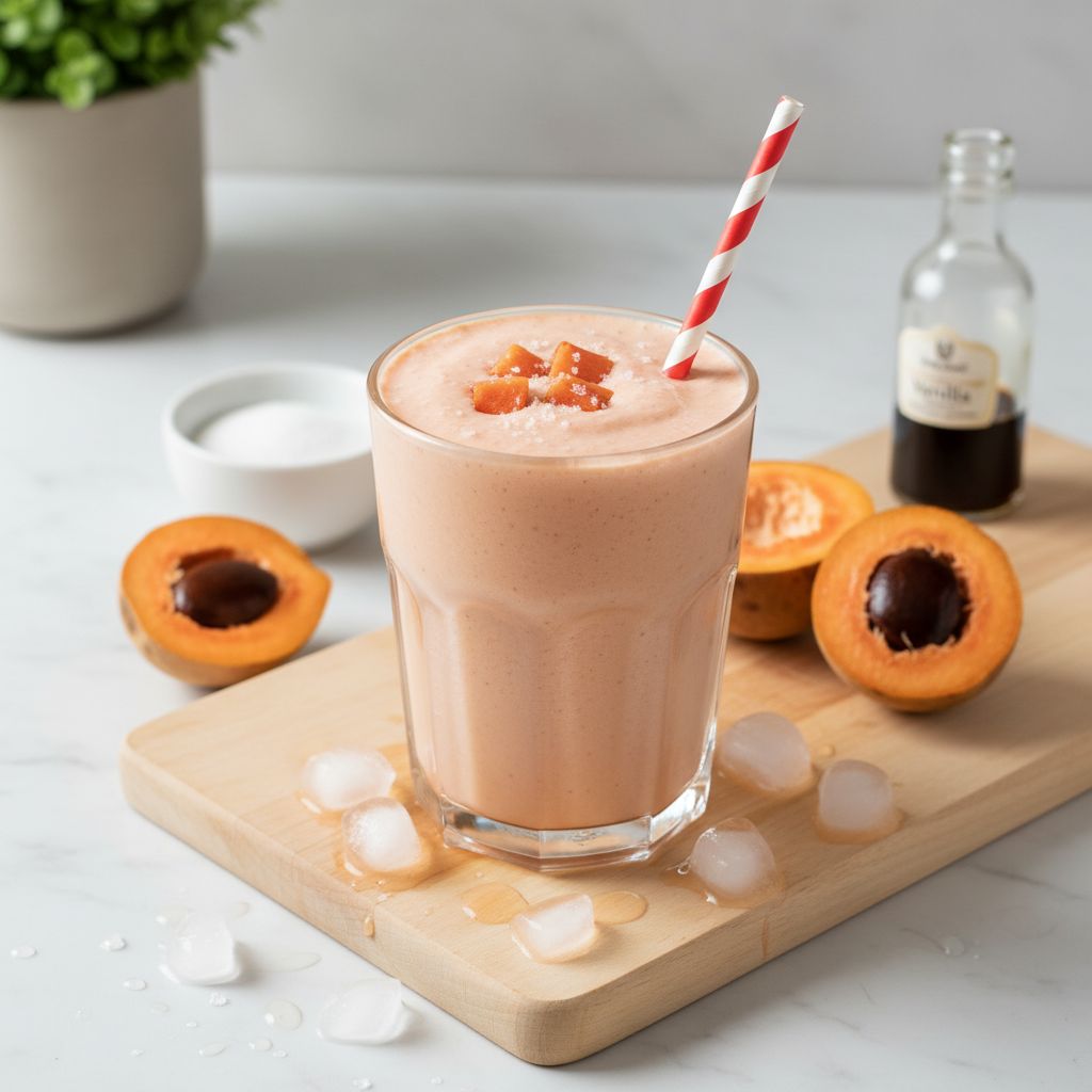 Mamey Sapote Milkshake (Batido de Mamey) — recipe cover