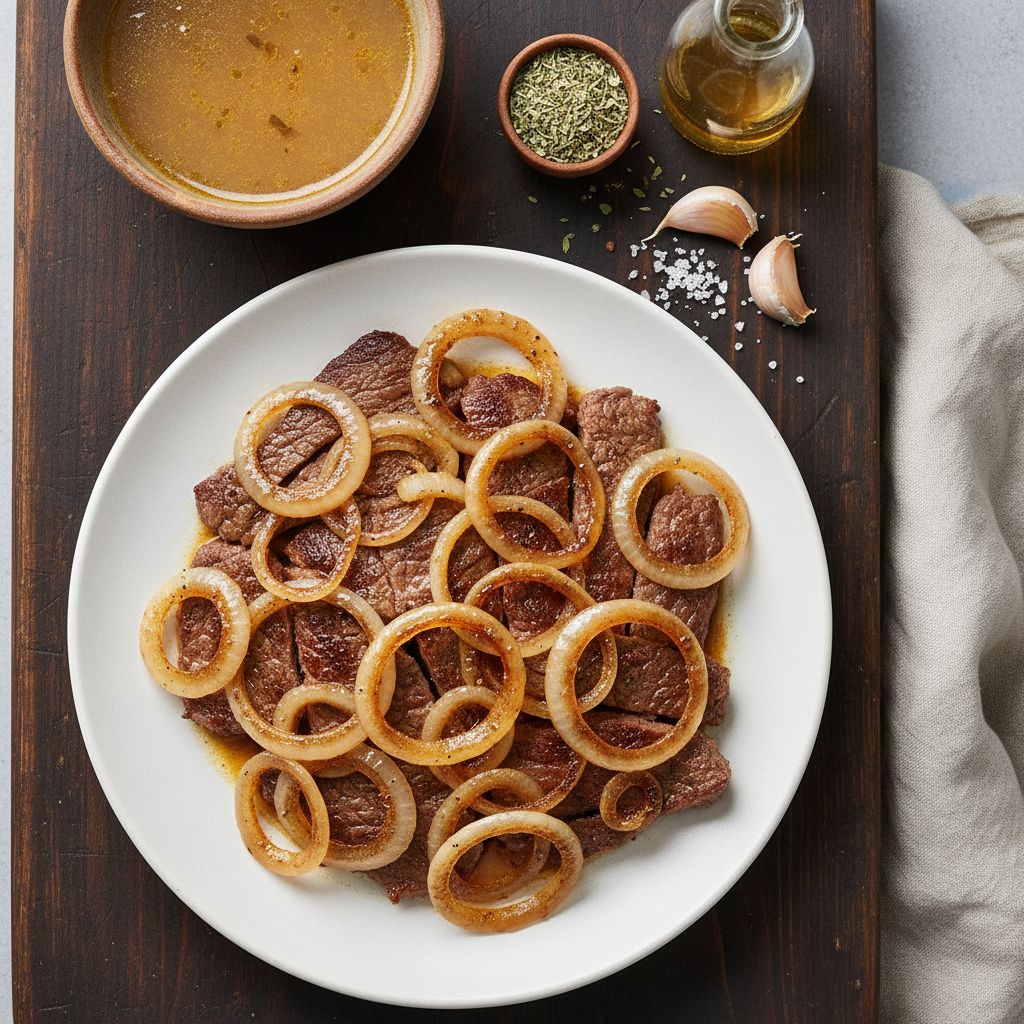 Bistec Encebollado — recipe cover