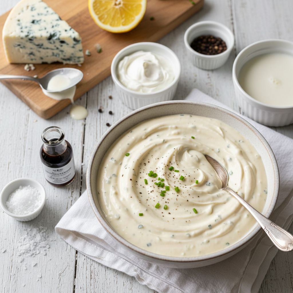 Creamy Blue Cheese Dressing — recipe cover