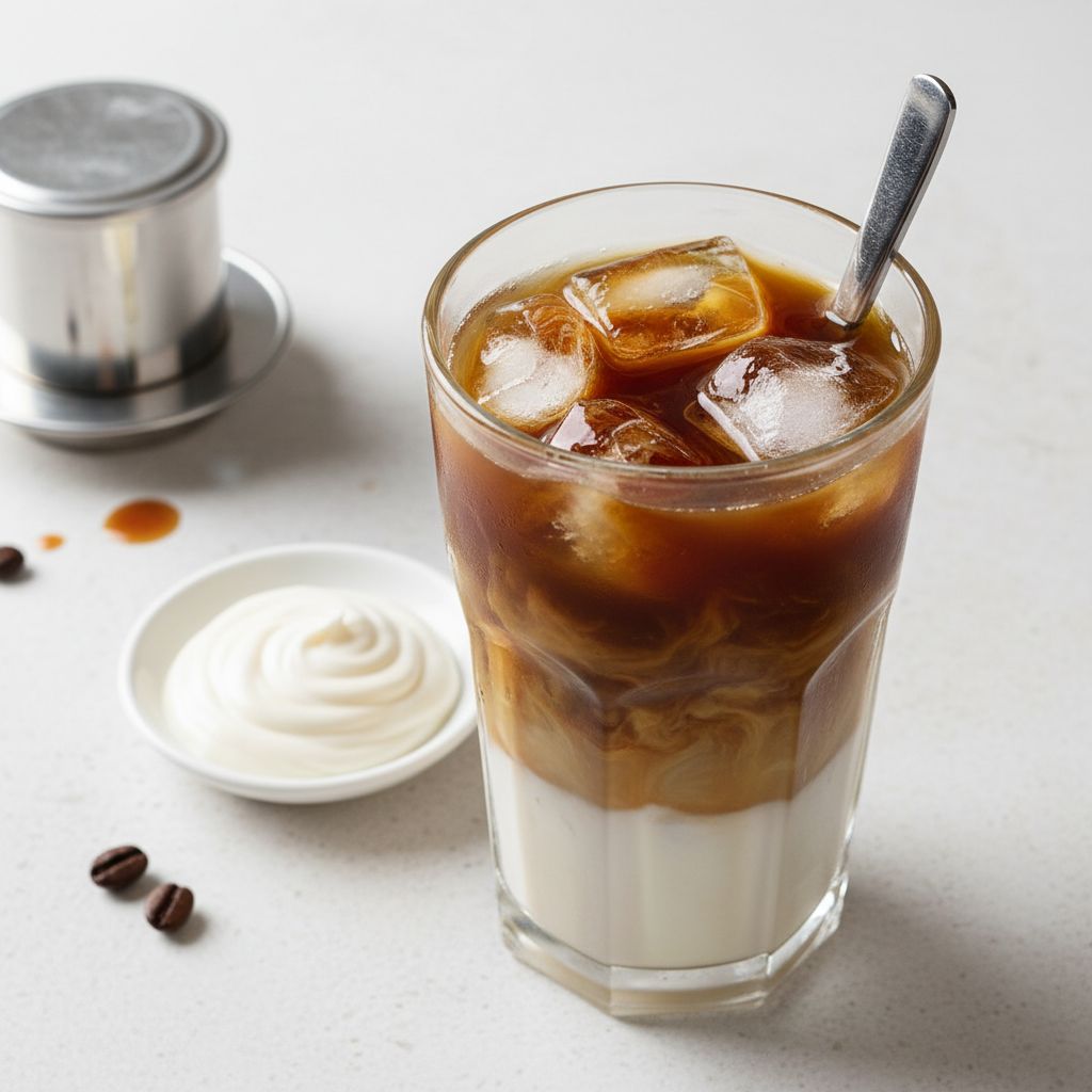 Vietnamese Iced Coffee (Cà Phê Sữa Đá) — recipe cover