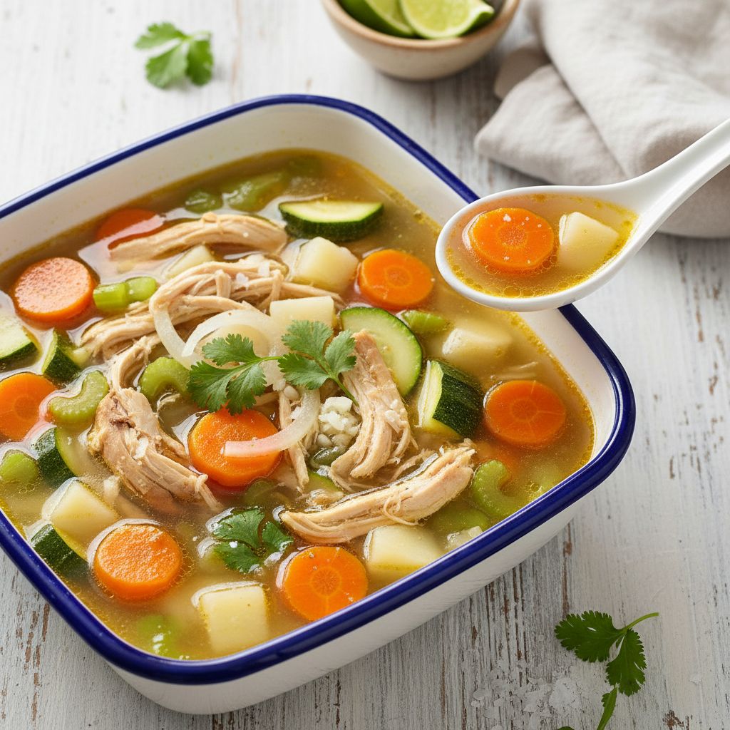 Caldo de Pollo — recipe cover