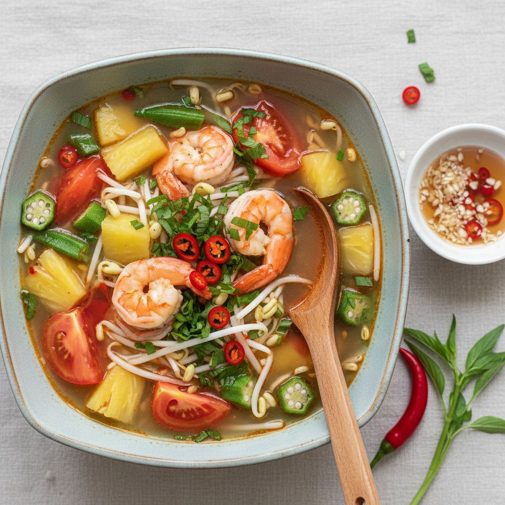 Vietnamese Sour Soup (Canh Chua) — recipe cover