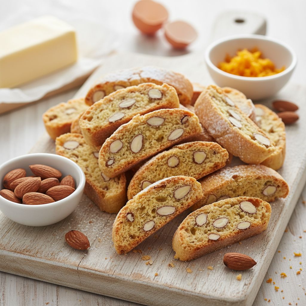 Traditional Cantucci (Italian Almond Biscotti) — recipe cover
