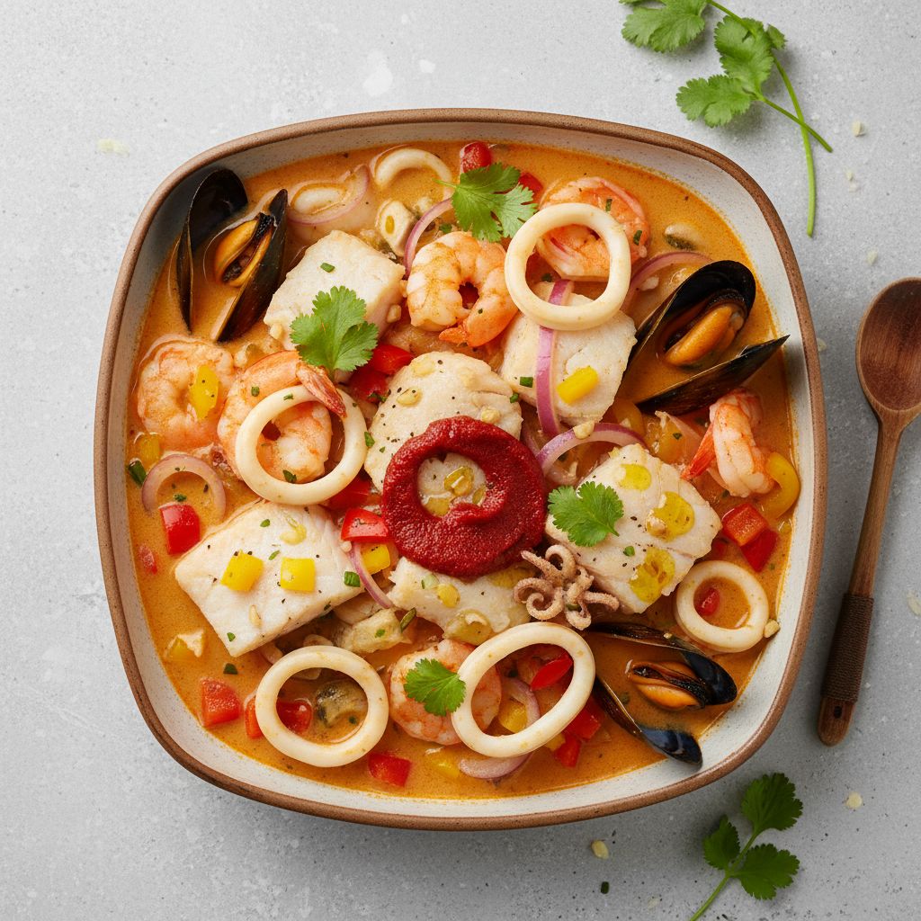 Seafood Stew (Cazuela de Mariscos) — recipe cover