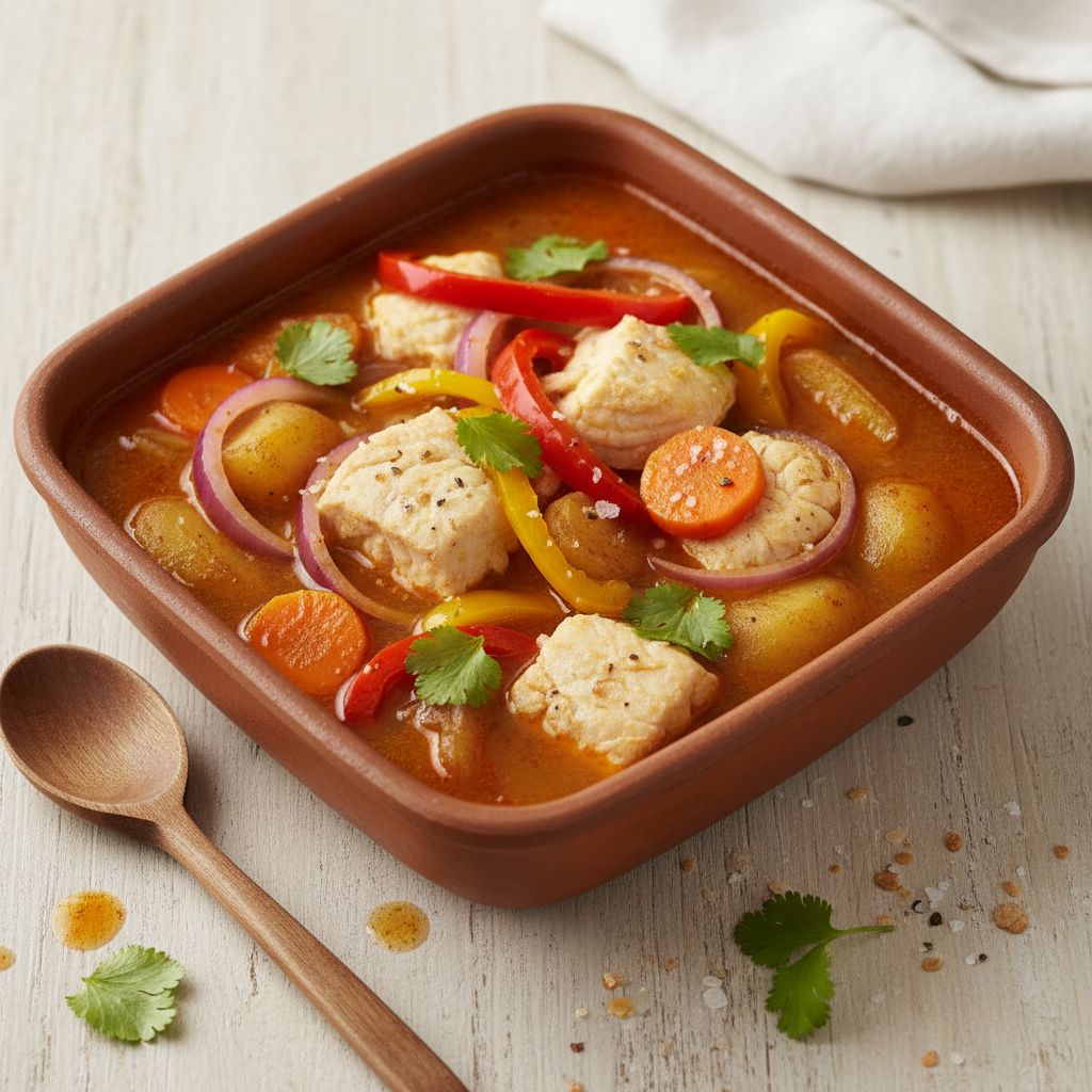 Cazuela de Pescado (Latin American Fish Stew) — recipe cover