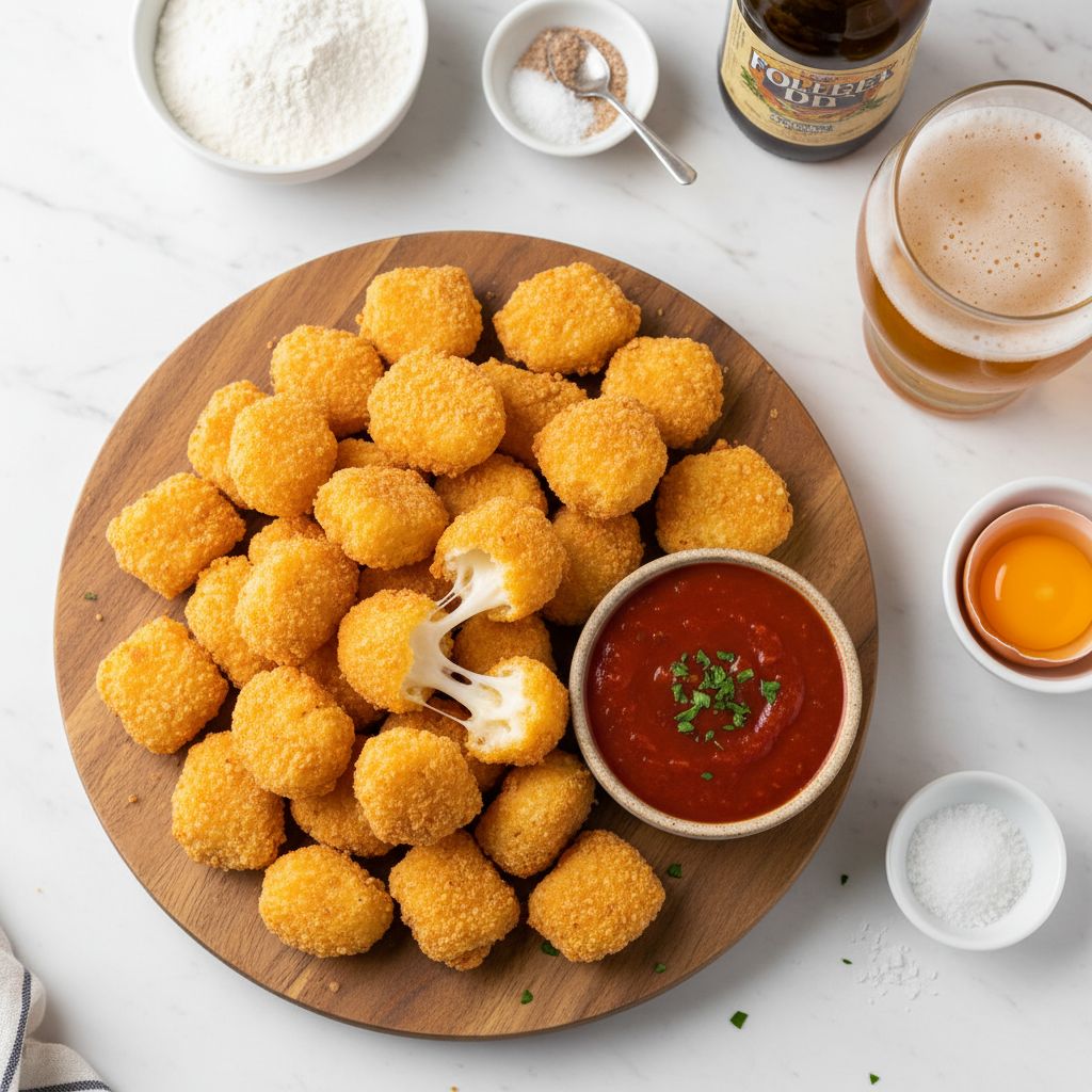 Deep-Fried Cheese Curds — recipe cover