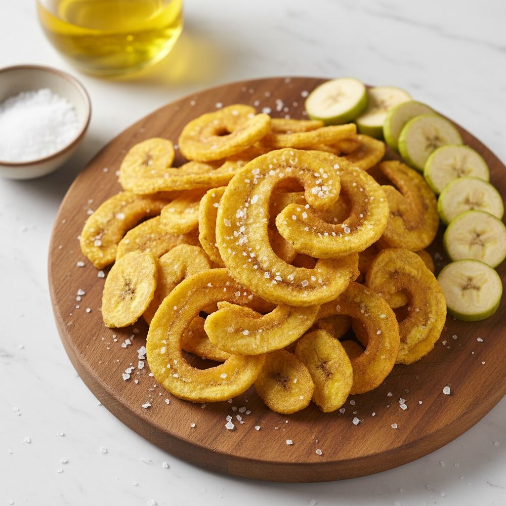 Chifles (Crispy Fried Plantain Chips)
