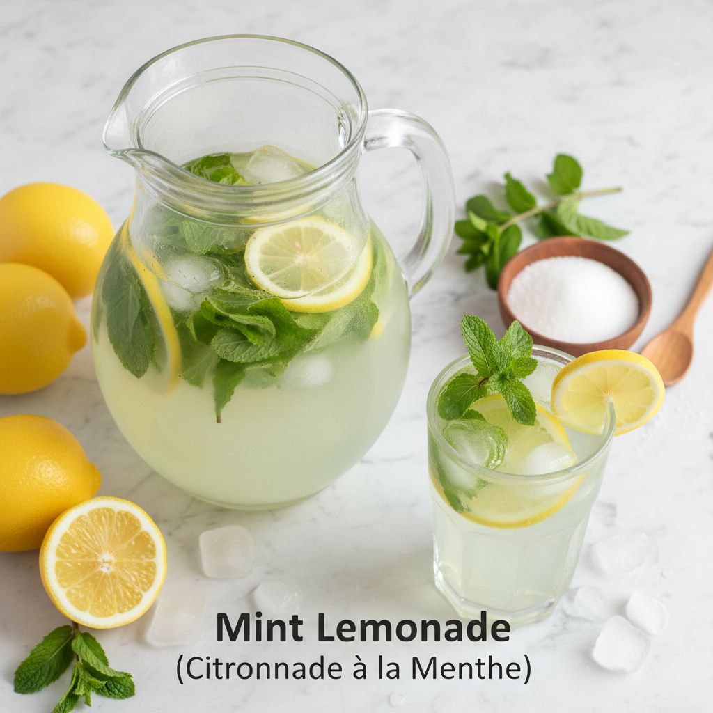 Mint Lemonade (Citronnade à la Menthe) — recipe cover