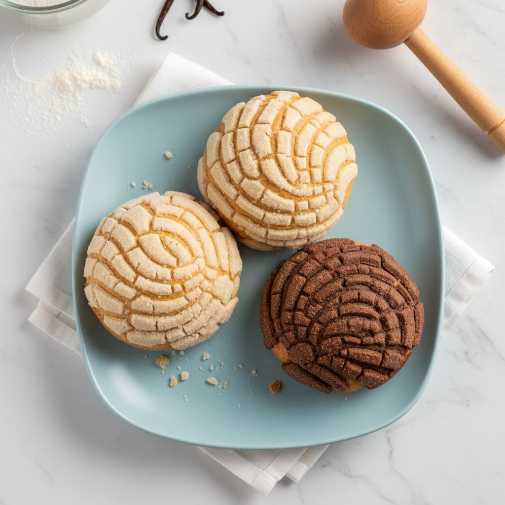 Conchas (Mexican Sweet Bread) — recipe cover