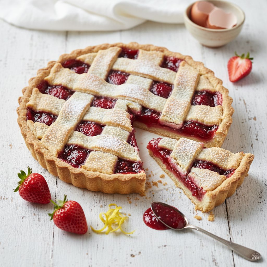 Traditional Italian Crostata — recipe cover
