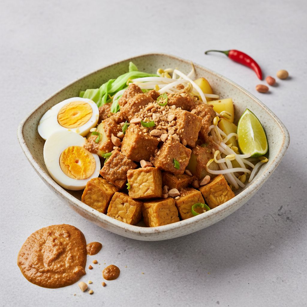 Gado-gado (Indonesian Salad with Peanut Sauce) — recipe cover