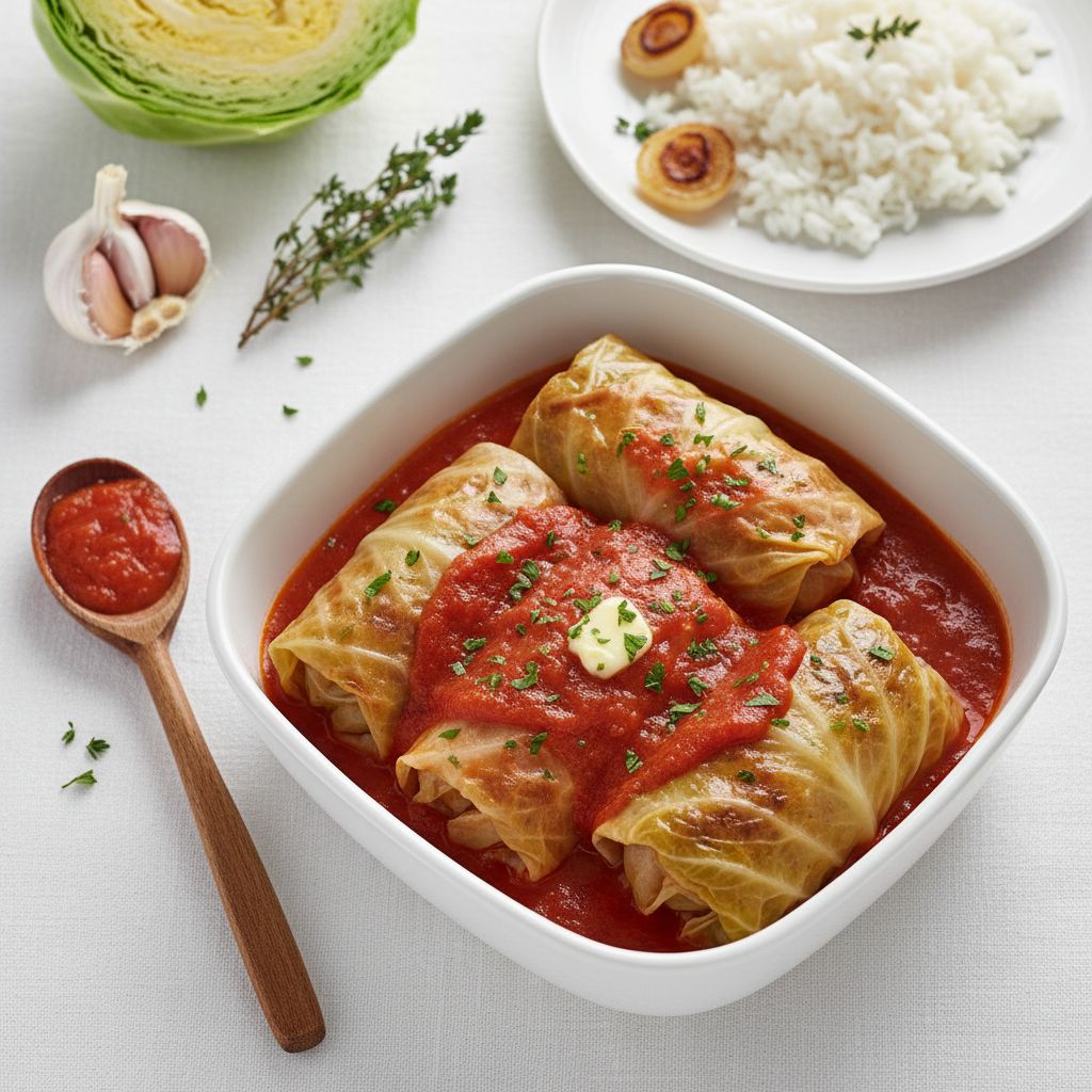Gołąbki (Polish Cabbage Rolls) — recipe cover