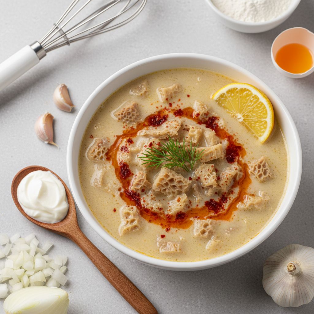 Turkish Tripe Soup (İşkembe Çorbası) — recipe cover