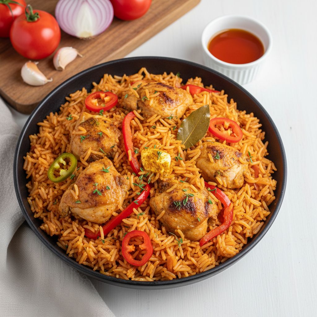 Authentic West African Jollof Rice — recipe cover