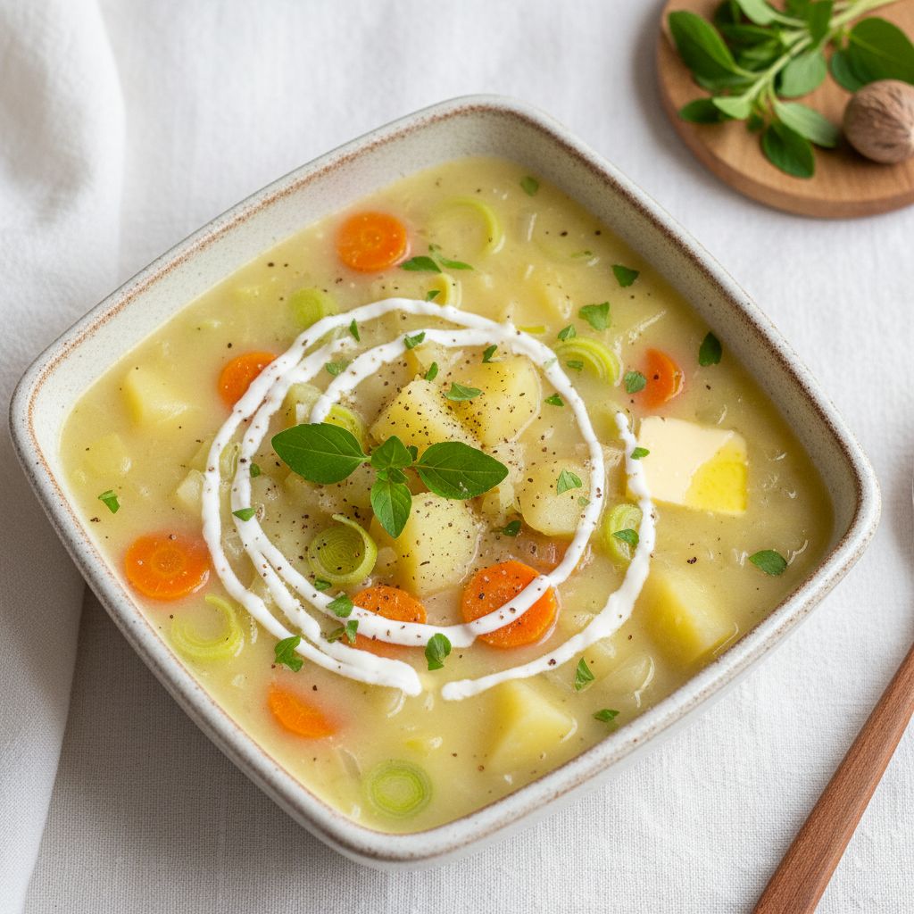 Classic German Potato Soup (Kartoffelsuppe) — recipe cover