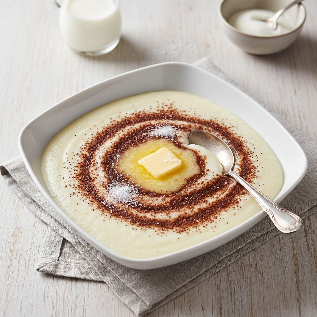 Krupicová Kaše (Semolina Pudding) — recipe cover