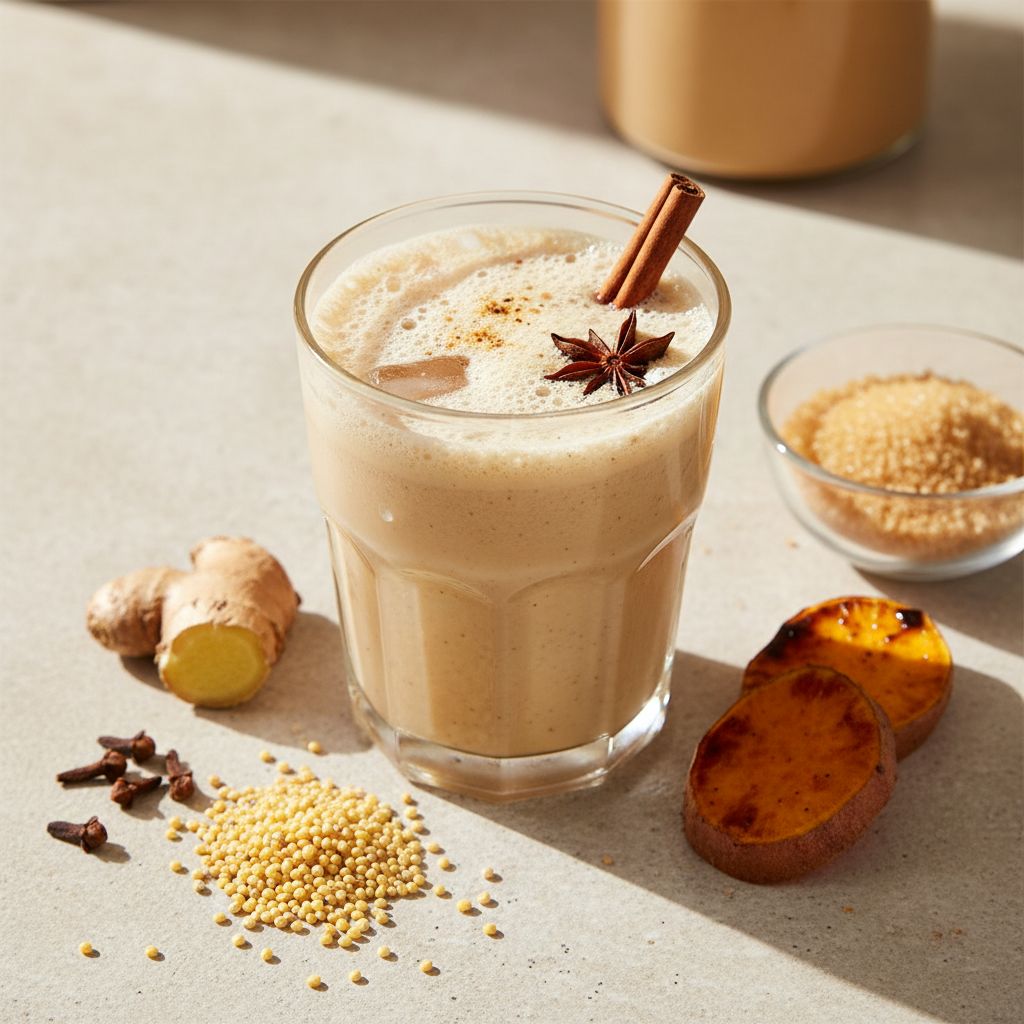 Kunu Zaki (Spiced Millet Drink) — recipe cover