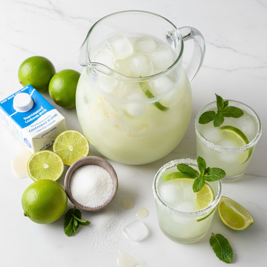 Brazilian Swiss Lemonade (Limonada Suíça)