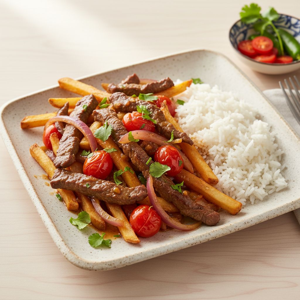Lomo Saltado — recipe cover