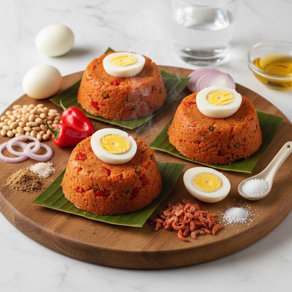 Moi Moi (Steamed Bean Pudding) — recipe cover