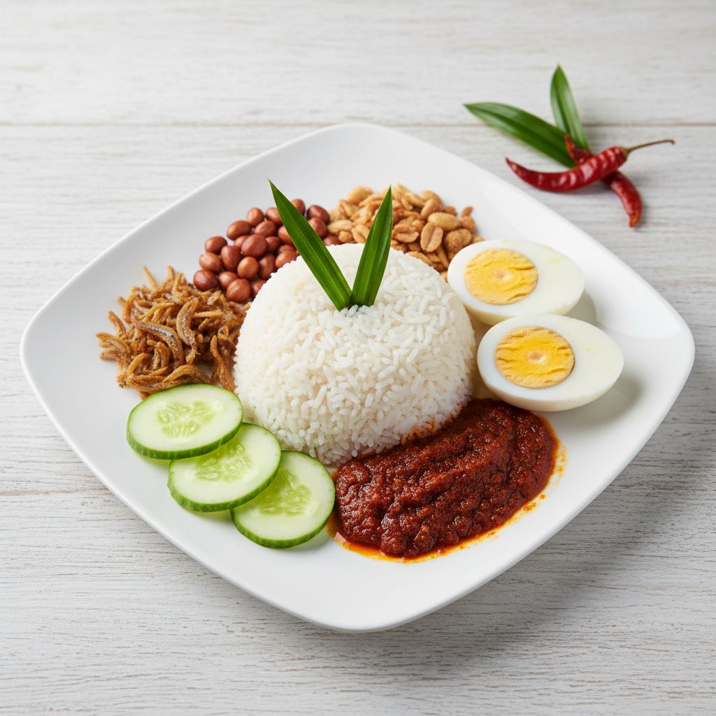 Nasi Lemak (Fragrant Coconut Milk Rice) — recipe cover