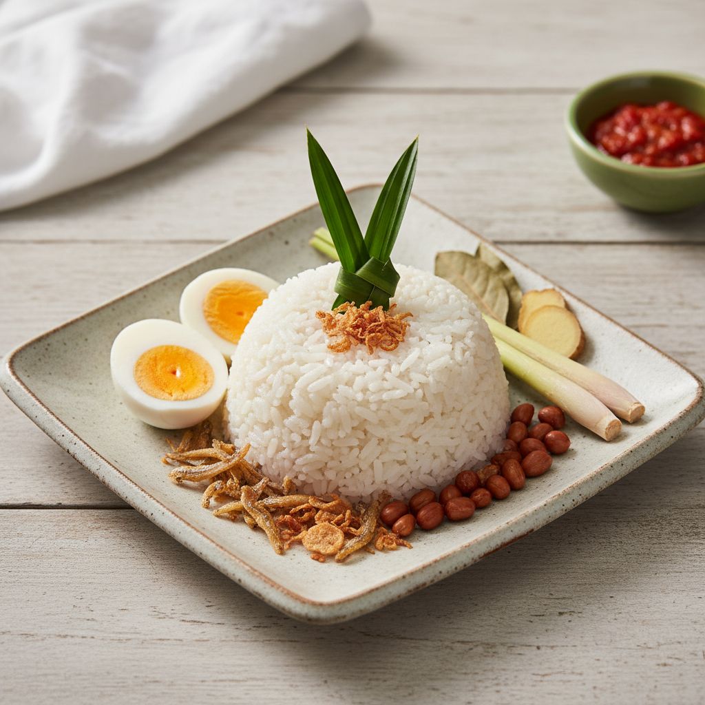 Nasi Uduk (Indonesian Coconut Rice) — recipe cover