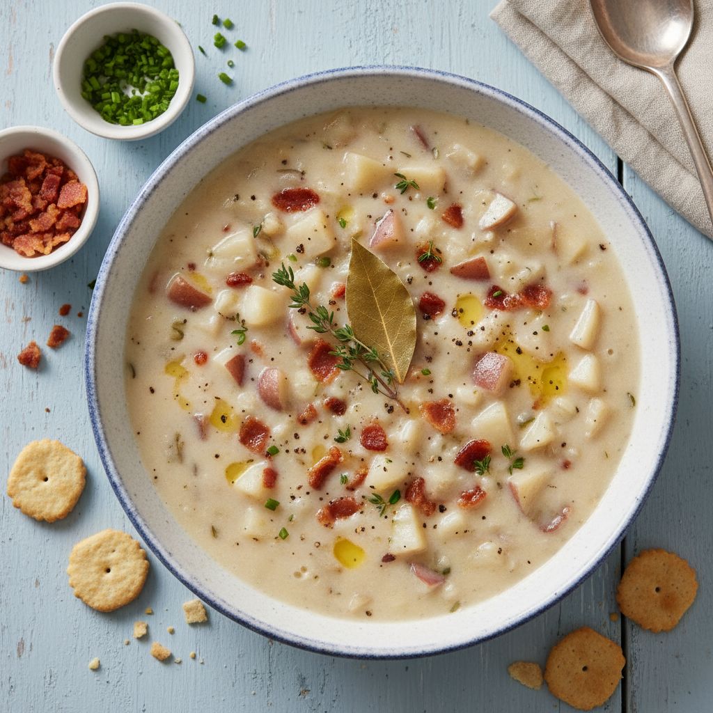 New England Clam Chowder — recipe cover