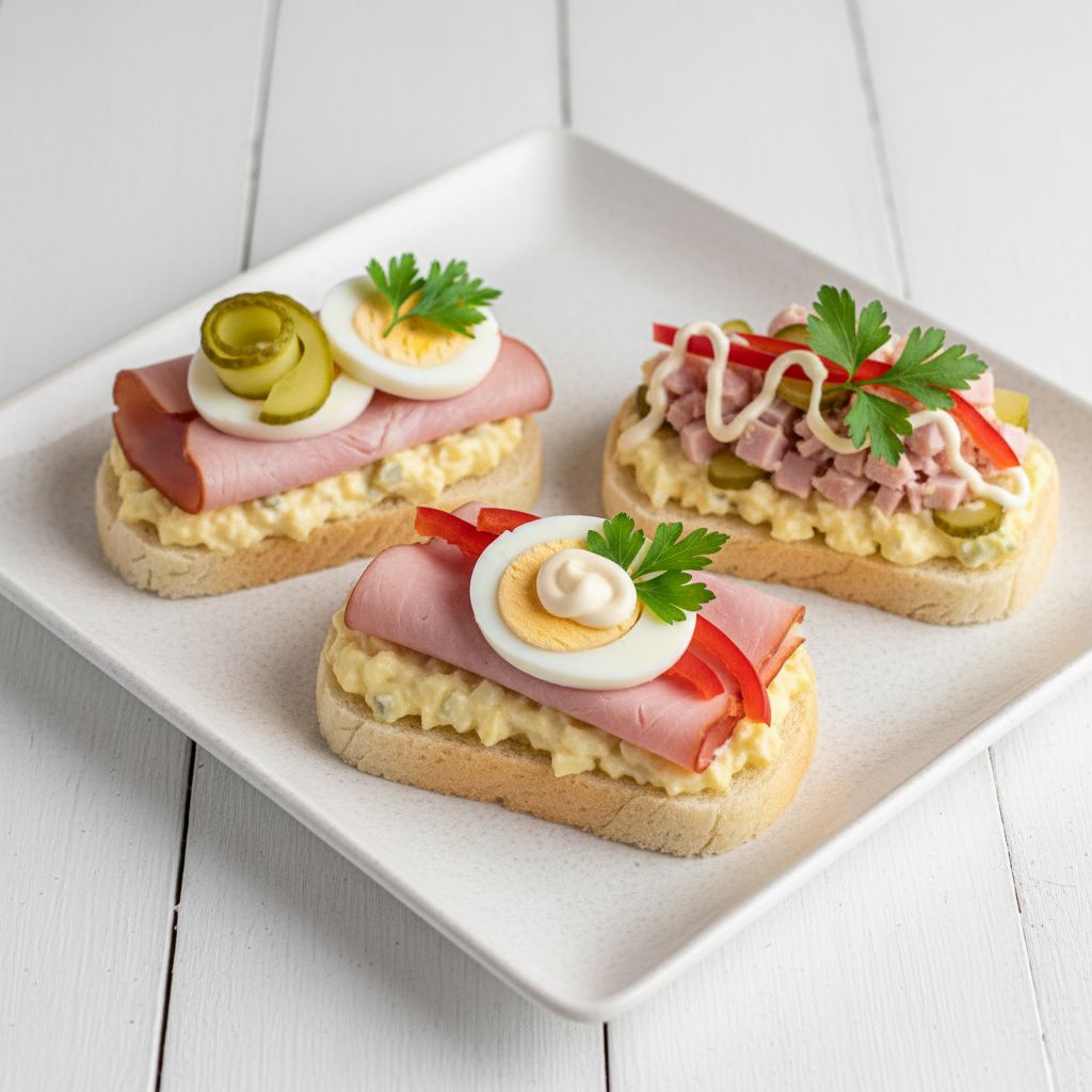 Obložený Chlebíček (Czech Open-Faced Sandwiches)