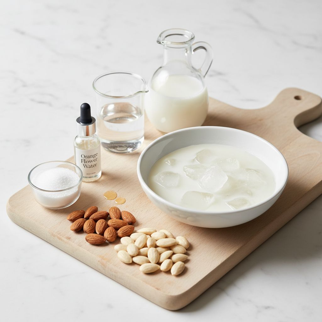 Orzata (Homemade Italian Almond Syrup) — recipe cover