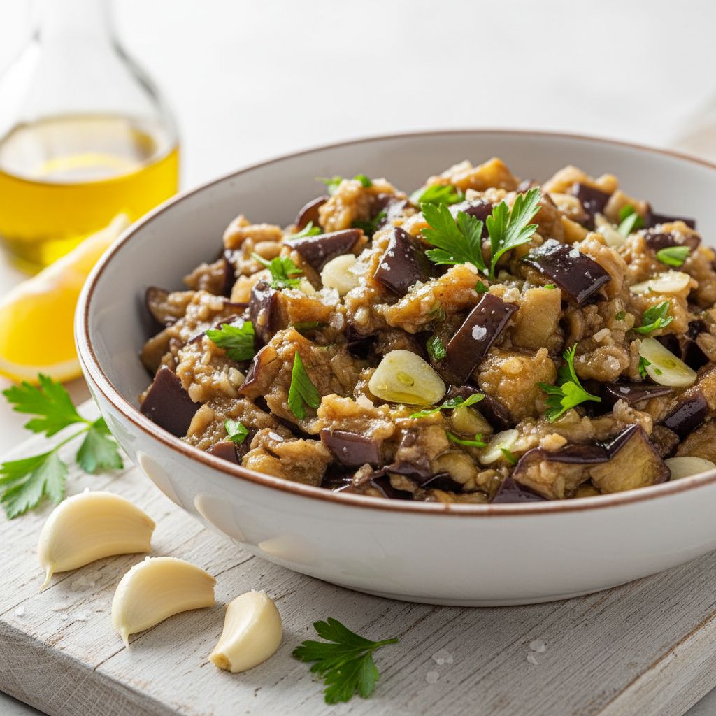 Patlıcan Salatası (Turkish Eggplant Salad) — recipe cover