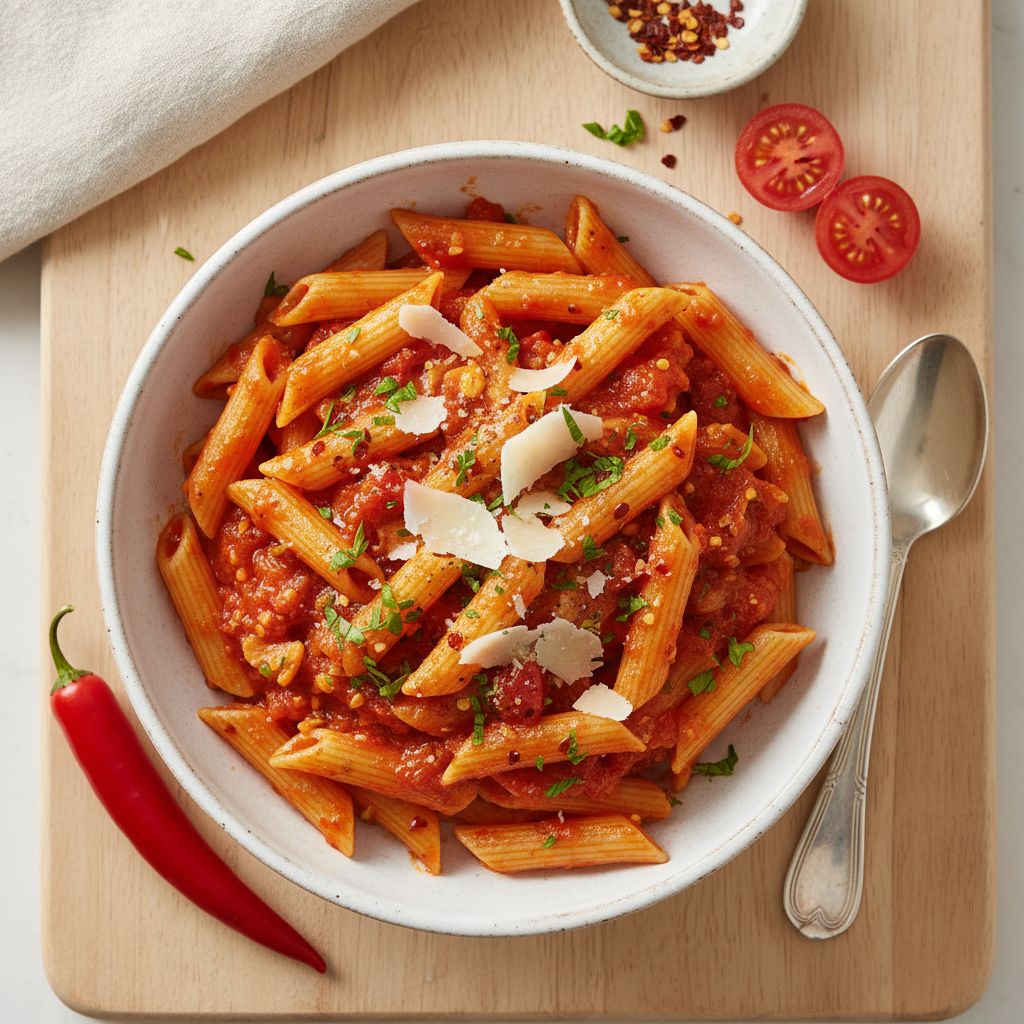 Penne all'arrabbiata — recipe cover