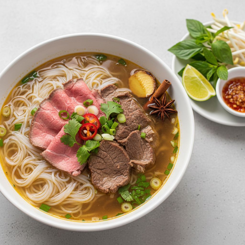 Phở bò (Vietnamese Beef Noodle Soup) — recipe cover