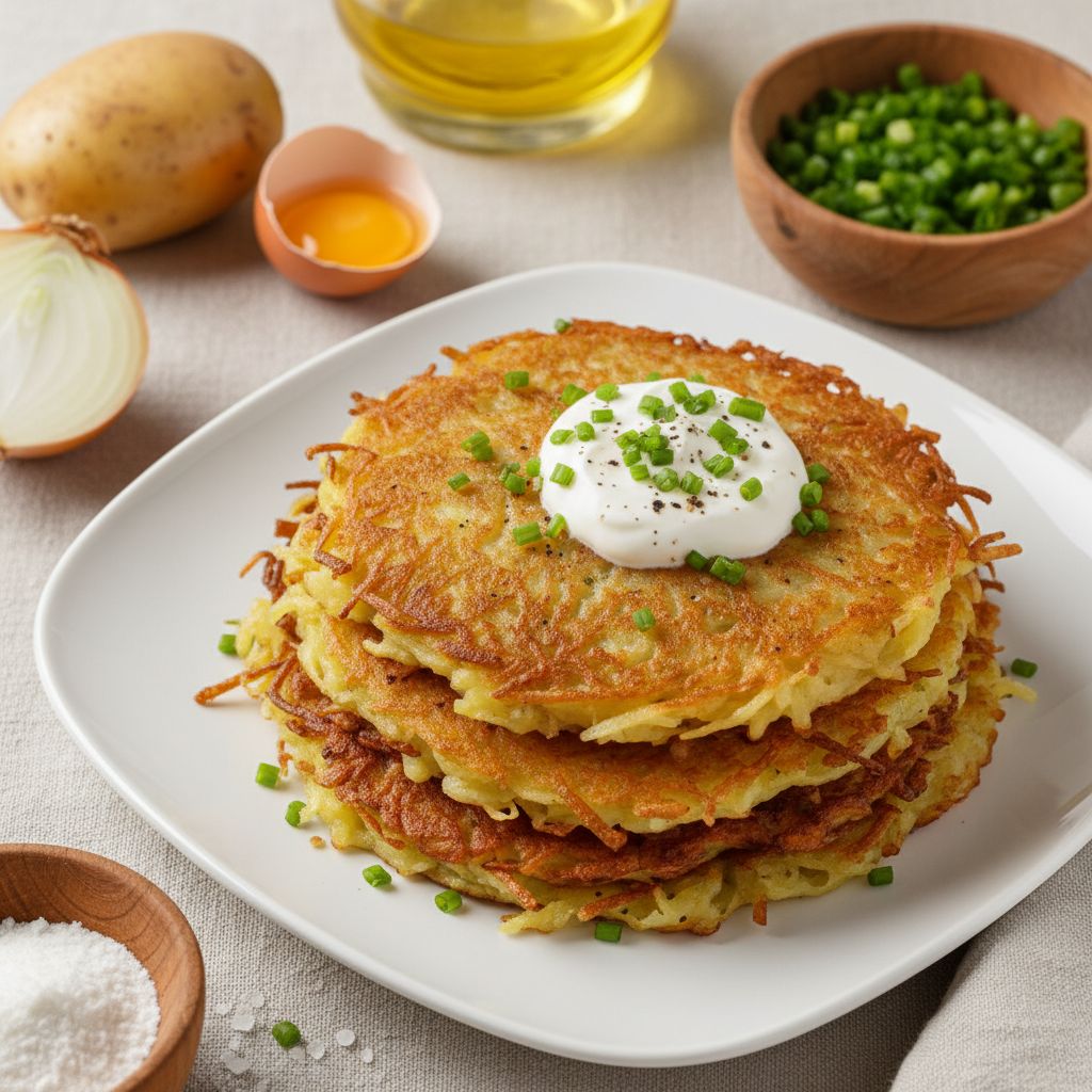 Placki Ziemniaczane (Polish Potato Pancakes) — recipe cover