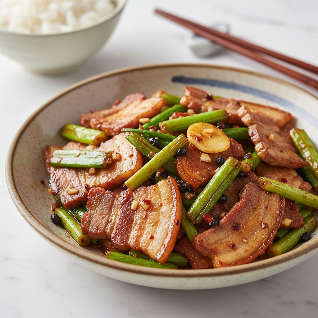 Twice-Cooked Pork (Hui Guo Rou) — recipe cover