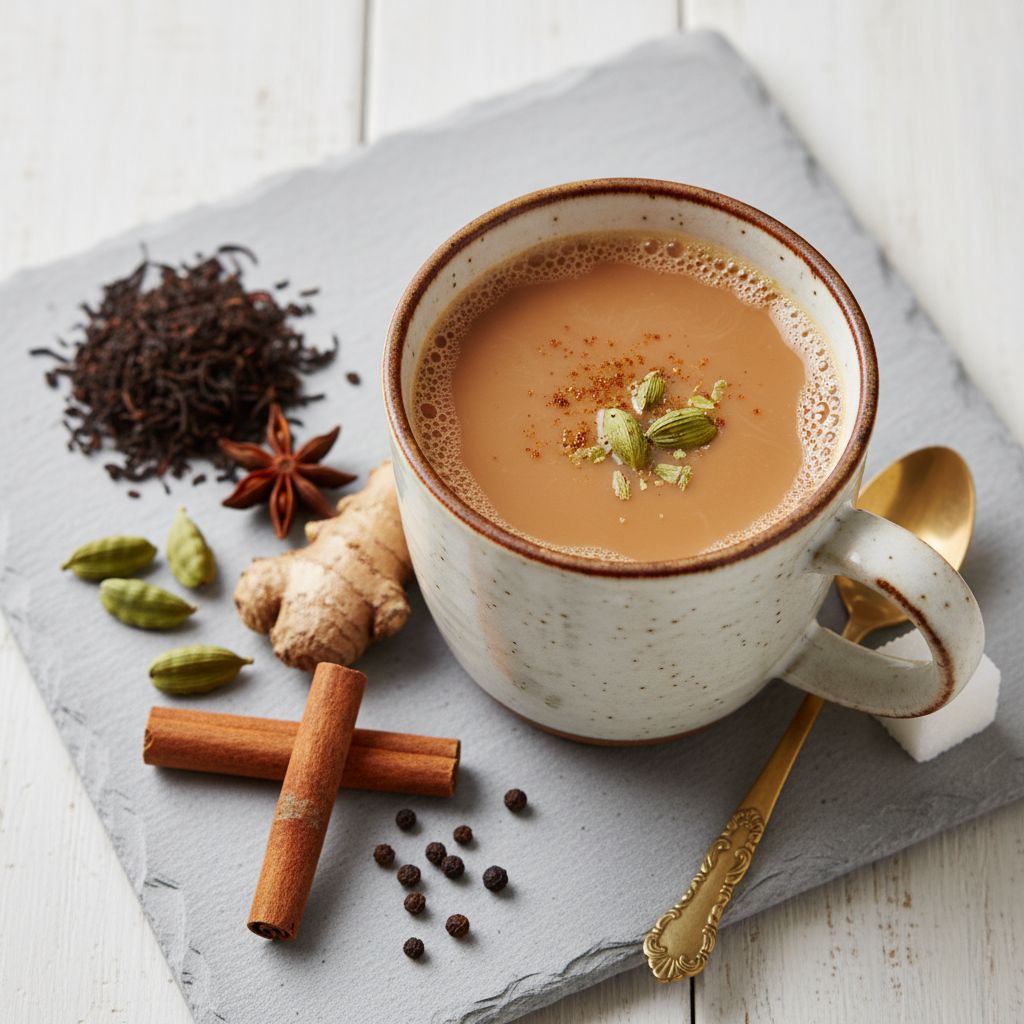 Masala Chai with Whole Spices