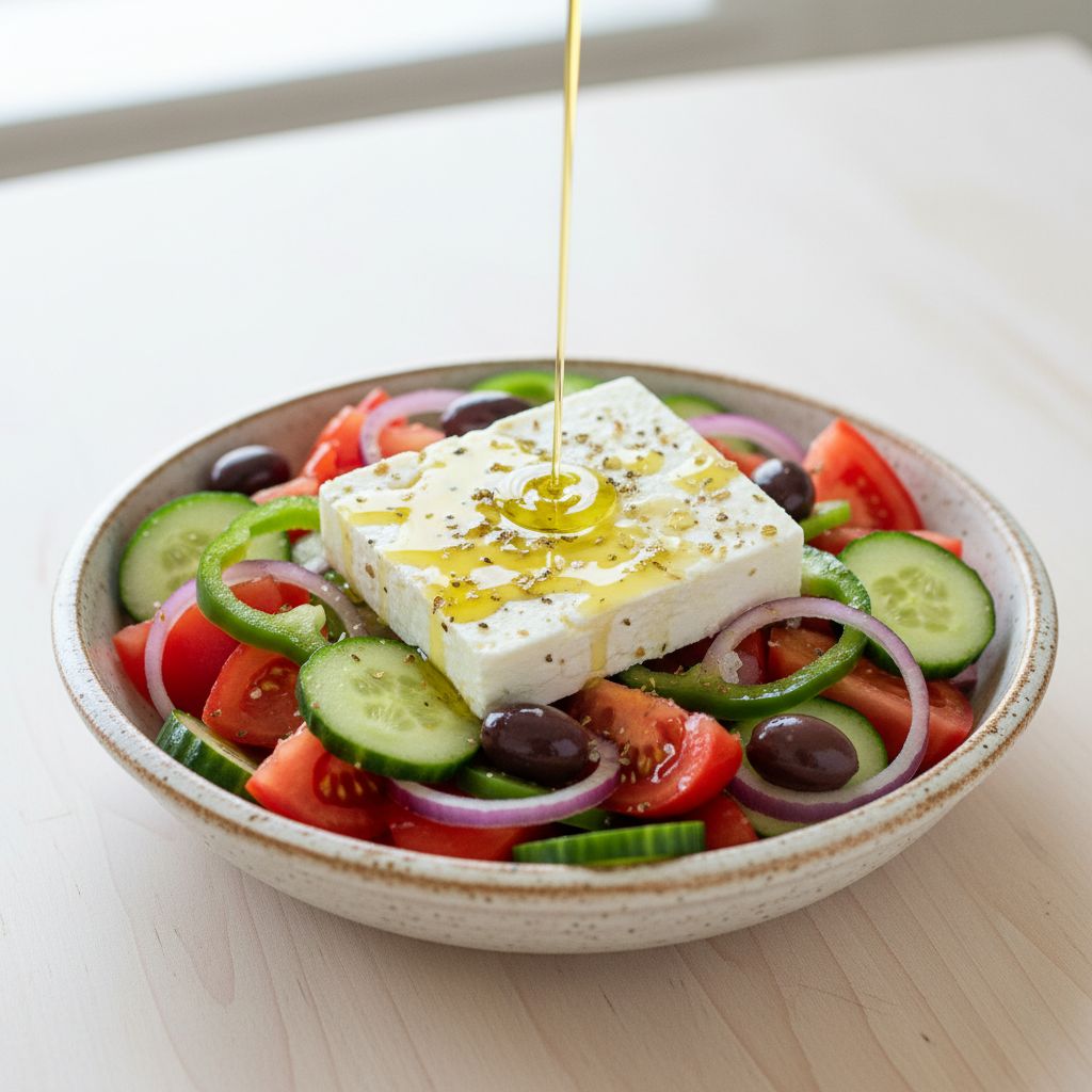 Greek Village Salad (Horiatiki)