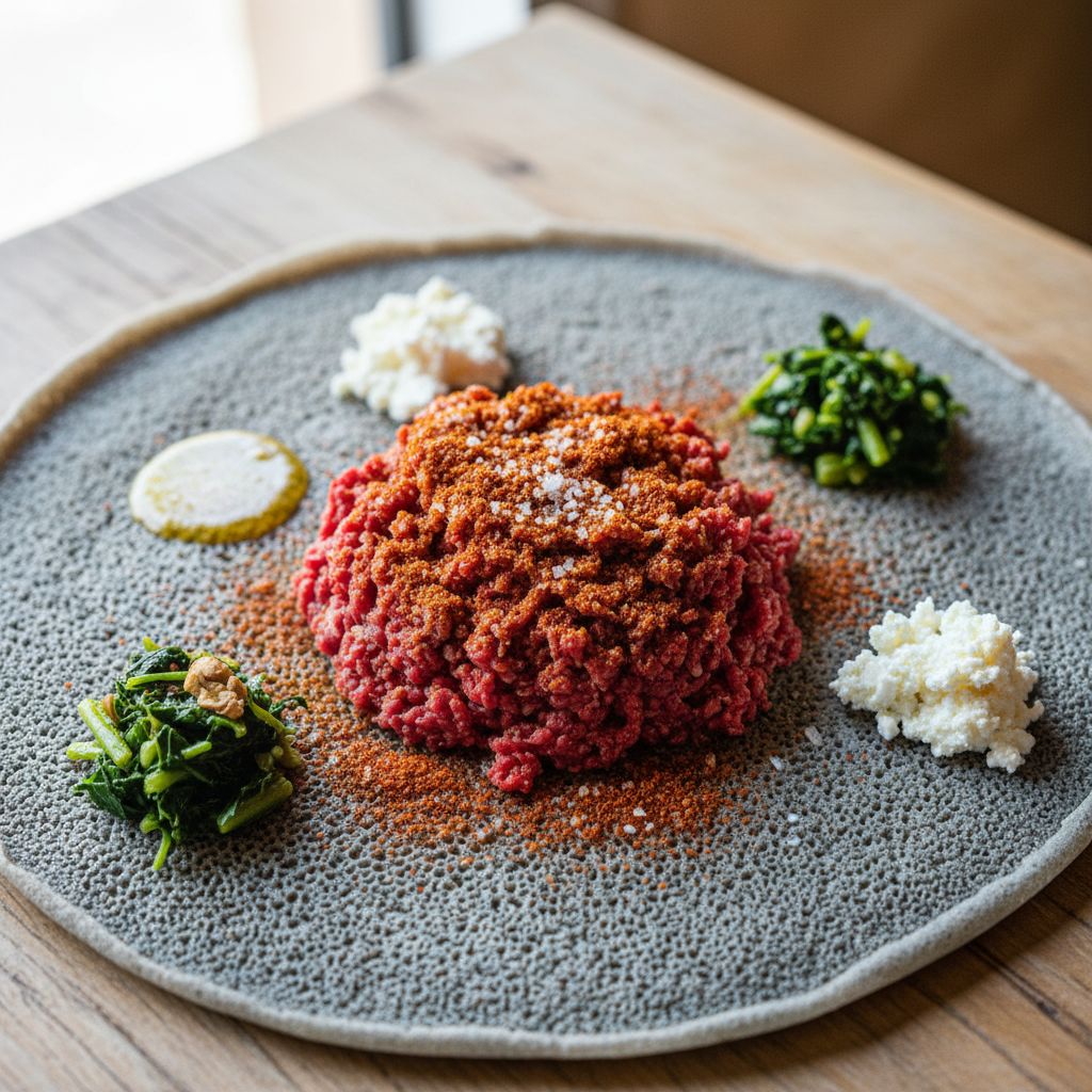 Kitfo (Ethiopian Minced Beef)
