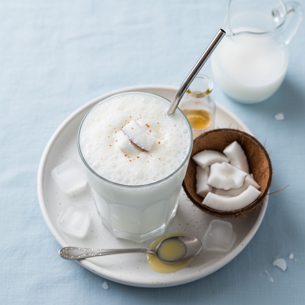 Coconut Milkshake (Nam Maphrao Pan) — recipe cover