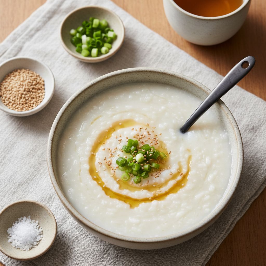 Juk (Korean Rice Porridge) — recipe cover